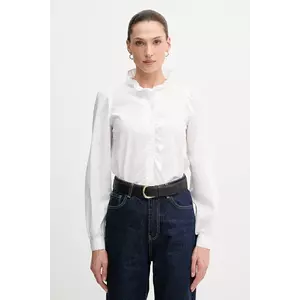 Pepe Jeans cămașă din bumbac culoarea alb, regular, PL3051246 imagine