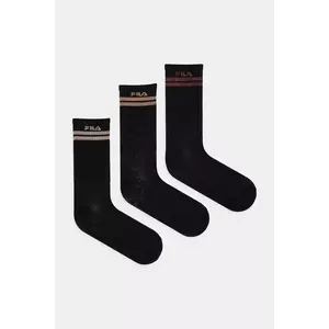 Fila șosete 3-pack culoarea negru, F6410 imagine