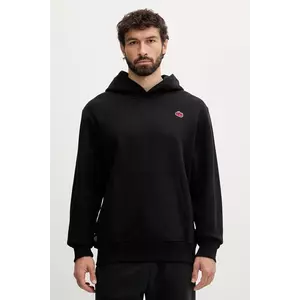 The North Face hanorac de bumbac Icon Relaxed culoarea negru, cu glugă, cu imprimeu, NF0A8EU8JK31 imagine