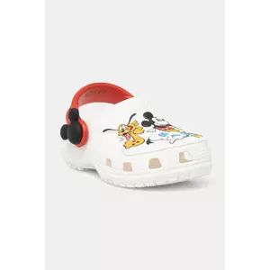 Crocs șlapi copii CROCS CLASSIC MICKEY & FRIENDS CLOG culoarea alb, 211485 imagine