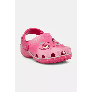 Crocs șlapi copii CROCS CLASSIC LOTSO CLOG culoarea roz, 212242 imagine