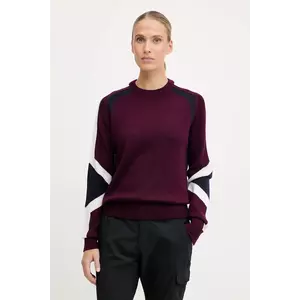 Fusalp pulover de lână Rivena culoarea bordo, light, I1113 imagine