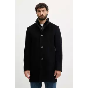 Joop! haină cu lână culoarea bleumarin, 30048803 imagine