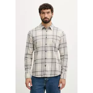 Pepe Jeans cămașă din bumbac culoarea gri, cu guler clasic, regular, PM3090829 imagine