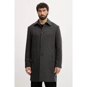 United Colors of Benetton haină cu lână culoarea gri, 2C4VUN06U imagine