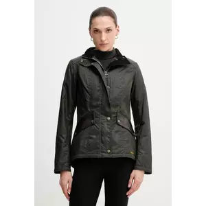 Barbour jacheta de bumbac FERN culoarea verde, de tranziție, LWX1493 imagine