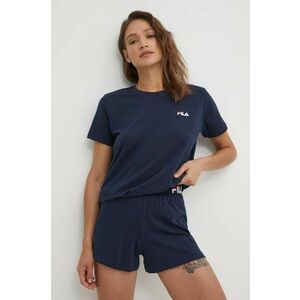 Fila set de pijama de bumbac culoarea albastru marin, bumbac, FPS4180 imagine