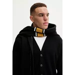 AMBUSH esarfa de lana Knit Sweater Scarf culoarea albastru marin, modelator, BMMA002F24KNI0011010 imagine