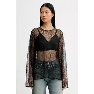 Samsoe Samsoe bluza Sasayla femei, culoarea negru, neted, F24400029 imagine