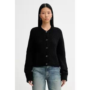 Samsoe Samsoe cardigan din lana Sameryem culoarea negru, F24400084 imagine