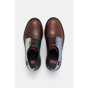 Camper pantofi din piele Twins culoare maro pentru bărbați K100979-015 imagine