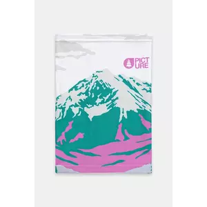 Picture fular împletit culoarea bej, cu imprimeu, NW205 imagine