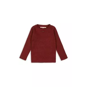 Konges Sløjd longsleeve copii ROLI BLOUSE culoarea roșu, KS104414 imagine