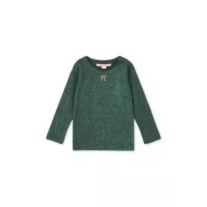 Konges Sløjd longsleeve copii ROLI BLOUSE culoarea verde, KS104414 imagine