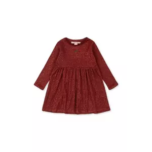 Konges Sløjd rochie fete ROLI DRESS culoarea rosu, mini, evazati, KS104415 imagine