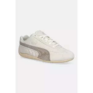 Puma sneakers din piele întoarsă Speedcat Elevated Wns culoarea bej, 403619 imagine