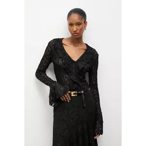 Answear.LAB bluza culoarea negru, neted imagine