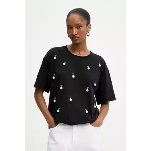 Answear.LAB bluza culoarea negru, cu imprimeu imagine