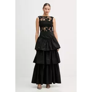 Pedro del Hierro rochie culoarea negru, midi, evazati imagine