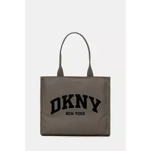 Dkny poșetă HADLEE LOGOARCH culoarea verde, R51AGJ50 imagine