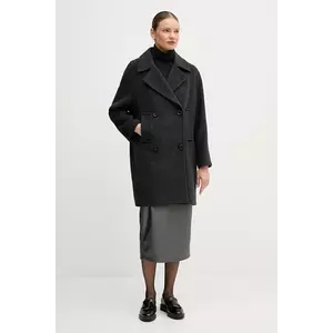 Marc Aurel haină cu lână culoarea gri, 5025-1020-24808 imagine