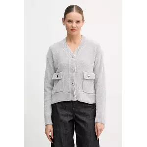 Marc Aurel cardigan culoarea gri, 8051-8000-82101 imagine