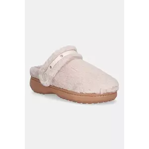 Crocs papuci Classic Unfurgettable Clog culoarea roz, 211116 imagine