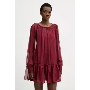 Aniye By rochie culoarea bordo, mini, evazați, 181525 imagine