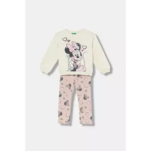 United Colors of Benetton compleu copii 2-pack culoarea bej, 3LEJGK00T imagine
