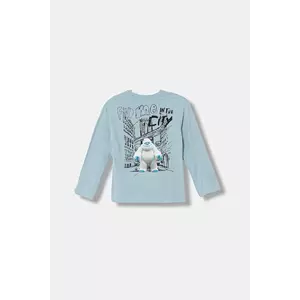 United Colors of Benetton longsleeve din bumbac pentru copii cu imprimeu, 3ATNG10KV imagine