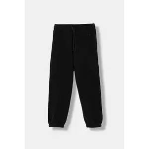 United Colors of Benetton pantaloni de trening pentru copii culoarea negru, uni, 39M2CF05I imagine