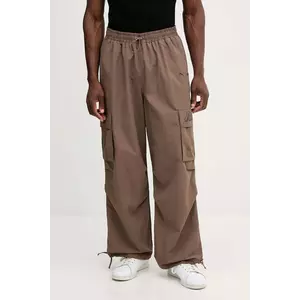 Puma x RIPNDIP pantaloni bărbați, culoare maro, drepți 632417 imagine