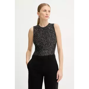 Marella vestă din amestec de lână culoarea gri, 2523366382200 imagine