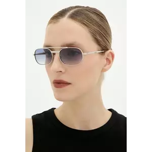 Moschino ochelari de soare culoarea argintiu, MOS198/S imagine