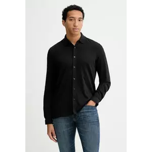 Marc O'Polo cămașă din bumbac culoarea negru, cu guler clasic, regular, 529214455042 imagine