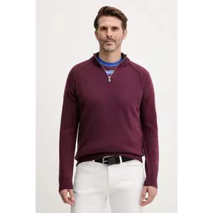 United Colors of Benetton pulover de lână culoarea bordo, cu turtleneck, 1006U202B imagine