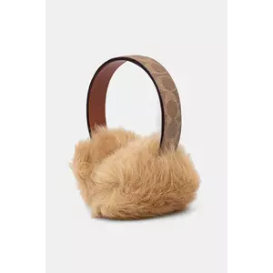 Coach căști de urechi cu lână culoarea maro, 29CCL09 imagine