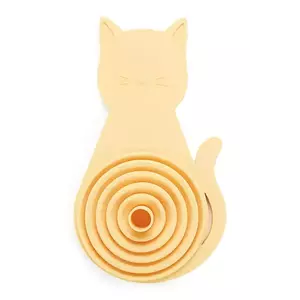 Balvi pâlnie pliabilă Meow 16 x 8, 2 x 2, 8 cm culoare portocalie imagine