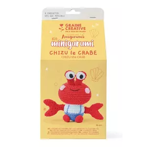 Graine Creative set DIY de croșetat o jucărie Kit Amigurumi 10 cm multicolor imagine