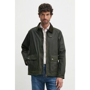 Barbour jacheta de bumbac culoarea verde, de tranzitie imagine