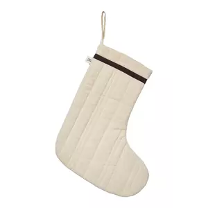 ferm LIVING ciorap de crăciun Vari Quilted 33 x 40 cm culoarea bej imagine