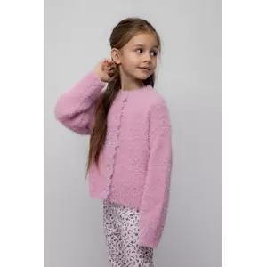 Coccodrillo cardigan copii culoarea roz, FROSTING PUDDLE GIRL KIDS imagine