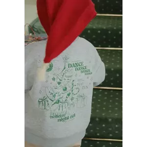 Konges Sløjd bluză copii LOU SWEAT SHIRT OCS culoarea gri, cu imprimeu, KS104346 imagine