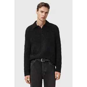 AllSaints pulover din amestec de lână SONNY culoarea negru, M014KC imagine