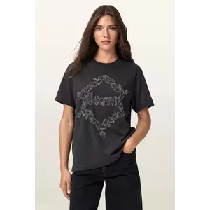 AllSaints tricou DRIP culoarea negru, W061JD imagine