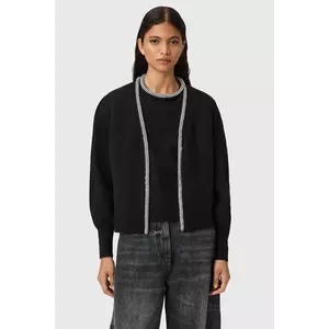 AllSaints cardigan din lână ODELL culoarea negru, W033KD imagine