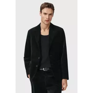 AllSaints sacou din bumbac SAGA culoarea negru, M017QD imagine