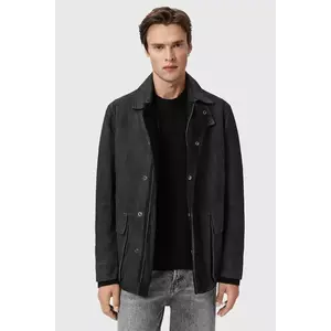 AllSaints haină de piele întoarsă BOLTON culoarea negru, M003LD imagine