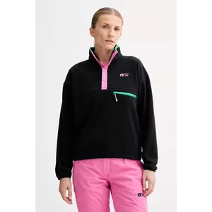 Picture hanorac fleece Arcca culoarea negru, uni, SWT0182 imagine