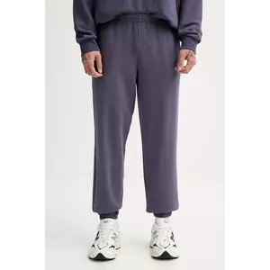 Pangaia pantaloni de trening din bumbac culoarea violet, uni, 10000295 imagine